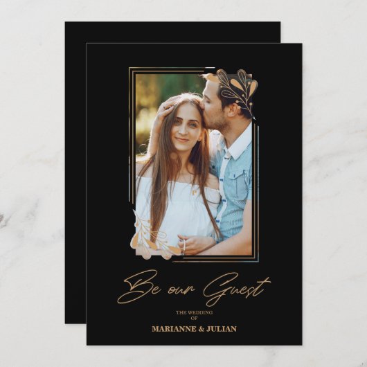 Luxury Fake Golden Branches Fancy Calligraphy (正面/裏面)