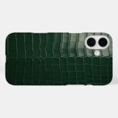 Luxury Faux Crocodile Skin Texture Phone Case Case-Mate iPhoneケース (裏面 (横))