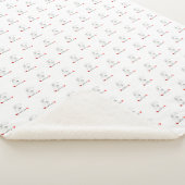 Luxury Faux Fur Sherpa Blanket シェルパブランケット (3/4)