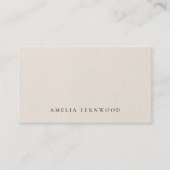 Luxury Faux Leather Certified Accountant QR Code 名刺 (正面)