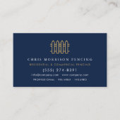 Luxury Fencing Repair Service 名刺 (正面)