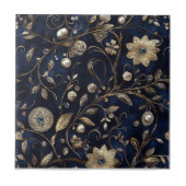 Luxury Floral  タイル (正面)