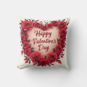 Luxury Floral Beautiful Love Modern Collection クッション (正面)