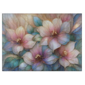Luxury Floral Glass Cutting Board カッティングボード (正面)