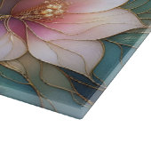 Luxury Floral Glass Cutting Board カッティングボード (角)