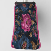 Luxury Floral Vintage Royal ゴルフヘッドカバー (回転90)