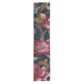 Luxury Floral Vintage Royal ショートテーブルランナー (正面)