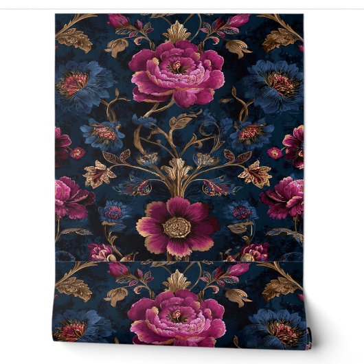 Luxury Floral Vintage Royal 壁紙 (ほどく)