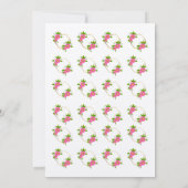 Luxury Floral Wedding Invitation – Customizable 招待状 (裏面)