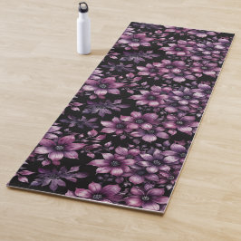 Luxury Floral Yoga Mat – Boutique Fitness Design ヨガマット