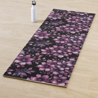 Luxury Floral Yoga Mat – Boutique Fitness Design ヨガマット