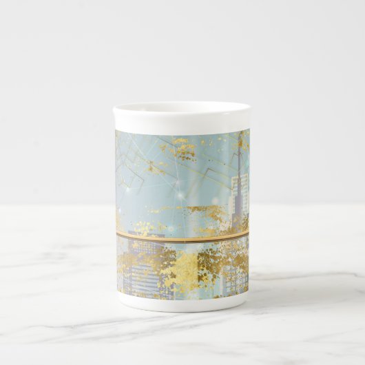 Luxury Foil Easter Card Bone China Mug ボーンチャイナマグカップ (正面)