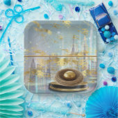  Luxury Foil Easter Card Poster ペーパープレート (パーティー)