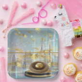  Luxury Foil Easter Card Poster ペーパープレート (パーティー)