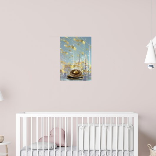  Luxury Foil Easter Card Poster ポスター (子ども部屋2)