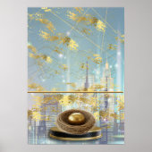  Luxury Foil Easter Card Poster ポスター (正面)