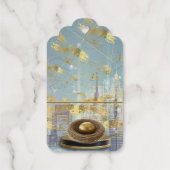  Luxury Foil Easter Invitation Card ギフトタグ (裏面)