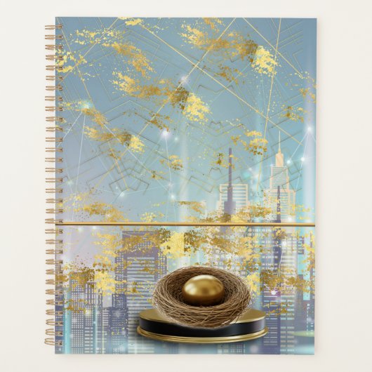 Luxury Foil Easter Invitation Card プランナー手帳 (正面)