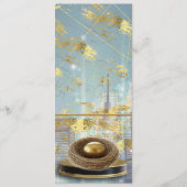  Luxury Foil Easter Menu Card メニュー (正面)