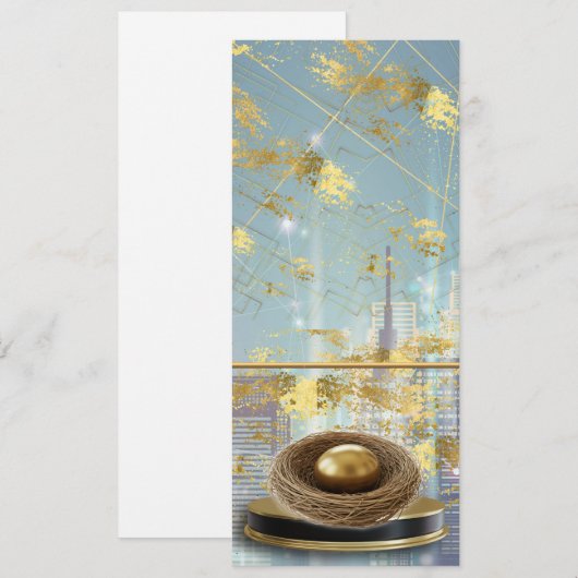  Luxury Foil Easter Menu Card メニュー (正面/裏面)