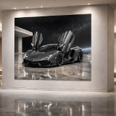 Luxury Futuristic Hypercar Art  カード