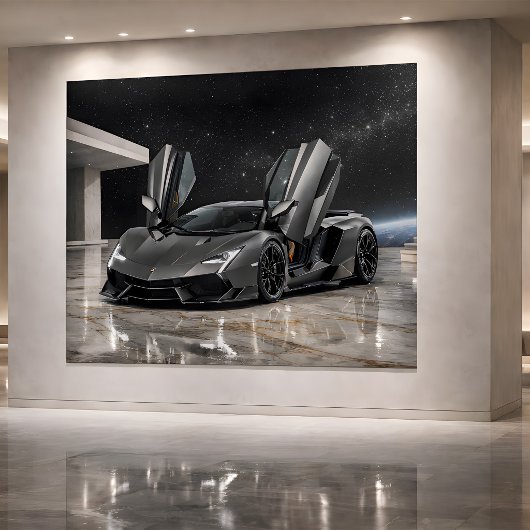 Luxury Futuristic Hypercar Art  カード