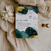 Luxury Galaxy Wedding - "Just Love" Starry Party 招待状