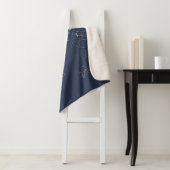Luxury Gemini Name Sherpa Birthday Blanket シェルパブランケット (インサイチュ)