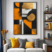 Luxury Geometric Composition ポスター