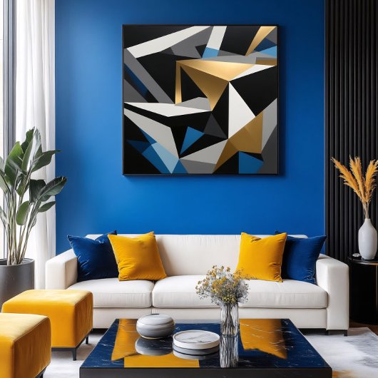 Luxury Geometric Prism ポスター