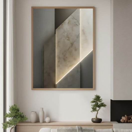 Luxury Geometric Texture ポスター