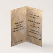 Luxury Gilded Zenith Lawyer Book Fold Business 名刺 (内部)