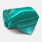 Luxury Glam Turquoise Bright Abstract Pattern ネクタイ (ロール)