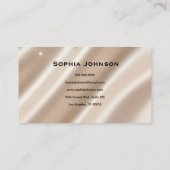 Luxury Glitter Business Card – Modern and Stylish  名刺 (裏面)