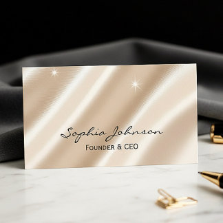 Luxury Glitter Business Card – Modern and Stylish  名刺