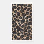 Luxury Glitter Gold Brown Black Leopard Pattern (正面)