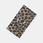 Luxury Glitter Gold Brown Black Leopard Pattern (コーナー)
