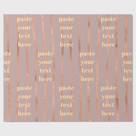 Luxury glitter stripes ラッピングペーパー (フラット)