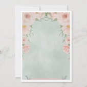 Luxury Gold Arch Wedding Invitation 招待状 (裏面)