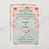 Luxury Gold Arch Wedding Invitation 招待状 (正面/裏面)