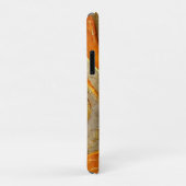 Luxury Gold Black Orange Abstract Metallic Marble Case-Mate iPhoneケース (裏面/右)