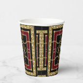 Luxury Gold Chain Baroque  Elegant Vintage Design 紙コップ (右)