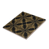 Luxury Gold Chain Geometric Pattern タイル (側面)