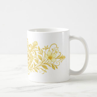 Luxury Gold Coffee Mug: Royal Ornamentation コーヒーマグカップ