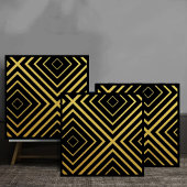 Luxury Gold Diamond Line Geometric タイル