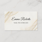Luxury Gold Elegant Business Card | Modern Minimal 名刺 (正面)