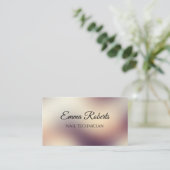 Luxury Gold Elegant Business Card | Modern Minimal 名刺 (スタンド正面)