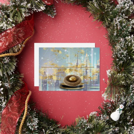 Luxury Gold Foil Easter Guest Book 箔招待状 (インサイチュ)