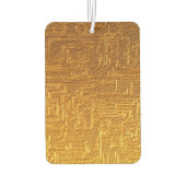 Luxury Gold Foil Five Star Hotel Branding Elegant カーエアーフレッシュナー (裏面)