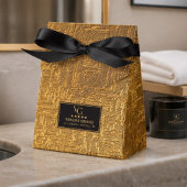 Luxury Gold Foil Five Star Hotel Branding Elegant フェイバーボックス